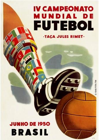 Cartaz do IV Campeonato Mundial de Futebol