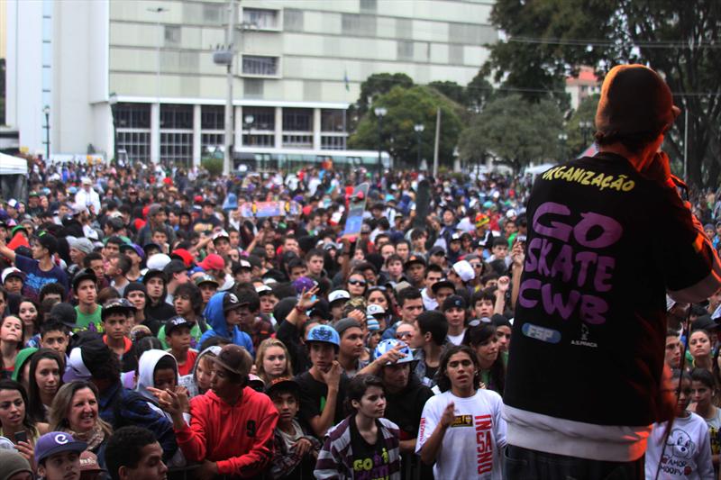 Acontece neste domingo (27), em Curitiba, a 6.ª edição do Go Skate Day CWB, evento que celebra a prática do skate.
Foto: Guilherme Dala Barba/SMELJ(arquivo)