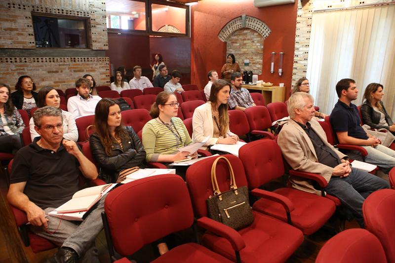 Workshop sobre o Plano Diretor de Curitiba, para Jornalistas no IPPUC.
Curitiba, 05/11/2015
Foto:Cesar Brustolin/SMCS