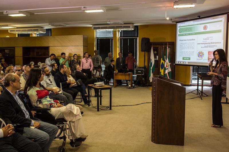 A Prefeitura de Curitiba lançou nesta quarta-feira (18) o Portal dos Conselhos. 
Foto: Maurilio Cheli/SMCS
