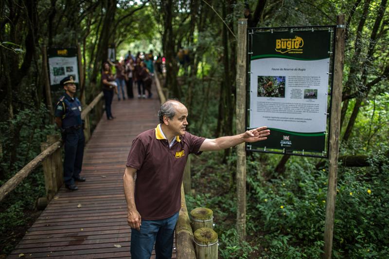 Dentro das comemorações dos 322 anos de Curitiba, o prefeito Gustavo Fruet inaugurou neste sábado (28) a Reserva do Bugio.
FOTO: MAURILIO CHELI