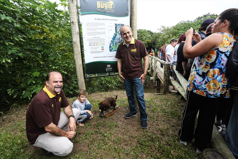 Dentro das comemorações dos 322 anos de Curitiba, o prefeito Gustavo Fruet inaugurou neste sábado (28) a Reserva do Bugio. FOTO: JAELSON LUCAS