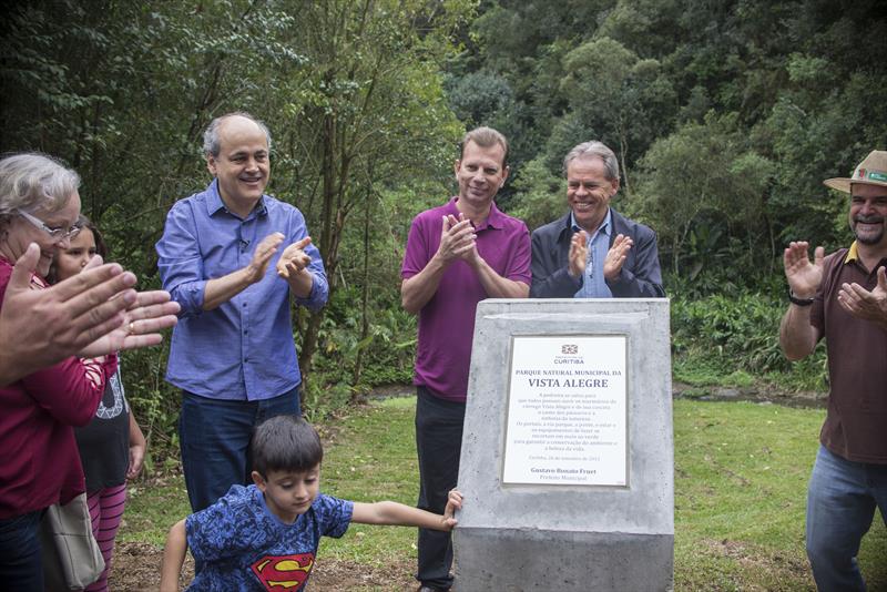 Prefeito Gustavo Fruet inaugura o Parque da Vista Alegre.
Curitiba, 26/09/2015
Foto: Gabriel Rosa/SMCS
