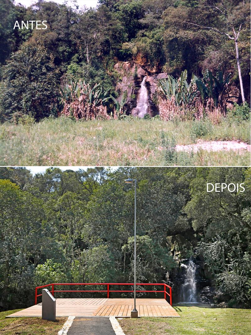 Antes e Depois do Parque Vista Alegre.
Curitiba, 26/09/2015
Foto: Divulgação