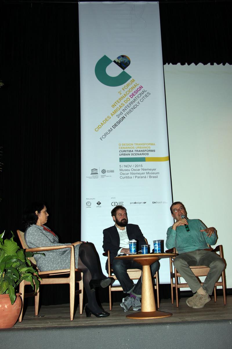 2º  Fórum Internacional Cidades Amigas do Design.
Curitiba, 05/11/2015 - 
Foto: Lucilia Guimarães