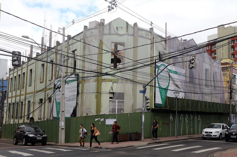 Complexo cultural Cine Passeio vai transformar a região da Rua Riachuelo.
Curitiba, 08/02/2017
Foto: Valdecir Galor/SMCS