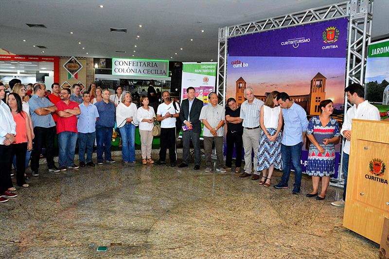 Lançamento na área de eventos do Mercado Municipal do novo mapa turístico da cidade.
Curitiba,11/02/2017
Foto: Levy Ferreira/ SMCS