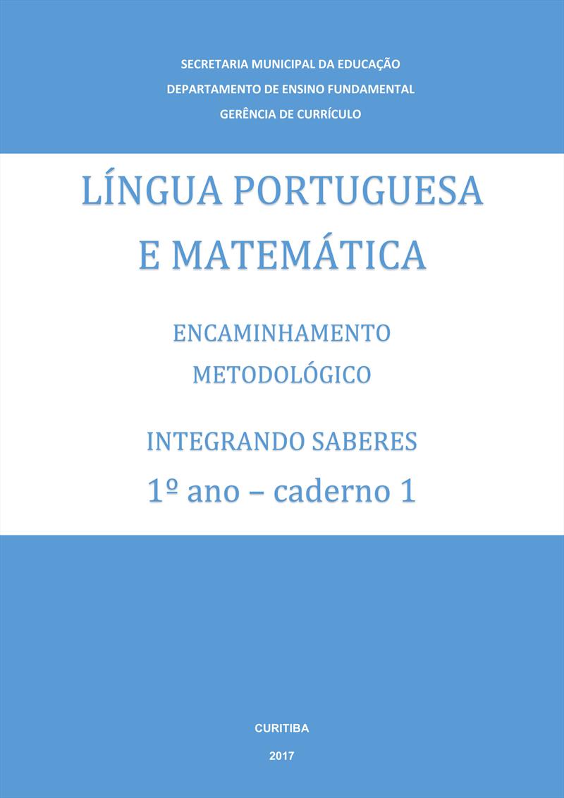 CADERNOS PEDAGÓGICOS DO 1º ANO