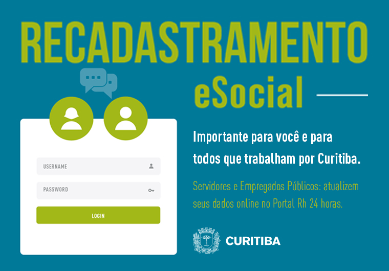 Administração e Recursos Humanos - Atualização Cadastral - Governo