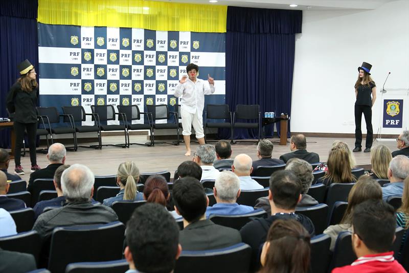 Abertura da Semana Nacional do Trânsito, na sede da PRF do Paraná.
Curitiba,18/09/2018.
Foto: Luiz Costa /SMCS.
