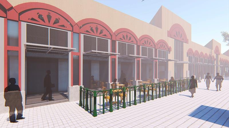 O Mercado Municipal está passando por uma remodelação externa, com nova pintura e a transformação dos corredores de passagem, junto à calçada da Rua General Carneiro, em um amplo boulevard, com cafés e restaurantes para maior convivência dos clientes. 