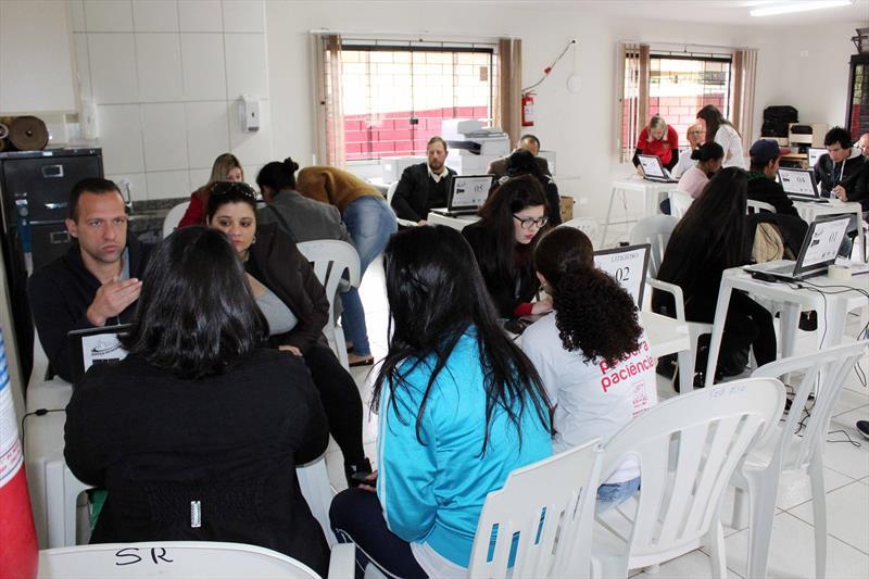 Cras apresenta experiência local em evento de assistência social. 
 - Na imagem, Ação Integrada Cras Caximba. Curitiba.16/10/2018.  Foto: Ricardo Marajó/FAS (arquivo)