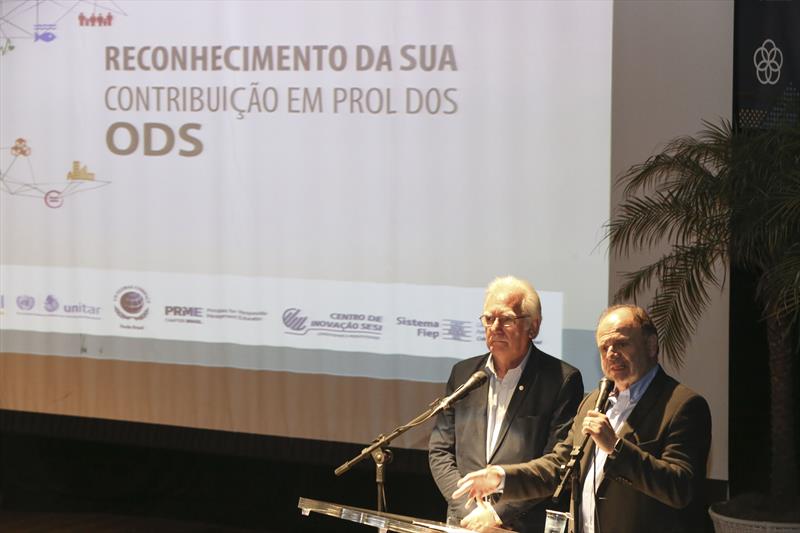 A Secretaria Municipal da Educação de Curitiba é a vencedora do Prêmio Sesi Objetivos do Desenvolvimento Sustentável (ODS) 2018 na categoria poder público municipal. 
Curitiba, 29/10/2018
Foto:Cesar Brustolin/SMCS