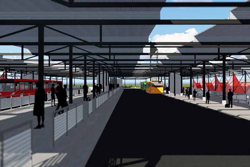 O Terminal Campina do Siqueira também será ampliado com adequação ao perfil do terreno. O investimento na reconstrução do terminal Campina do Siqueira será de R$ 18,3 milhões.
Ilustração:IPPUC