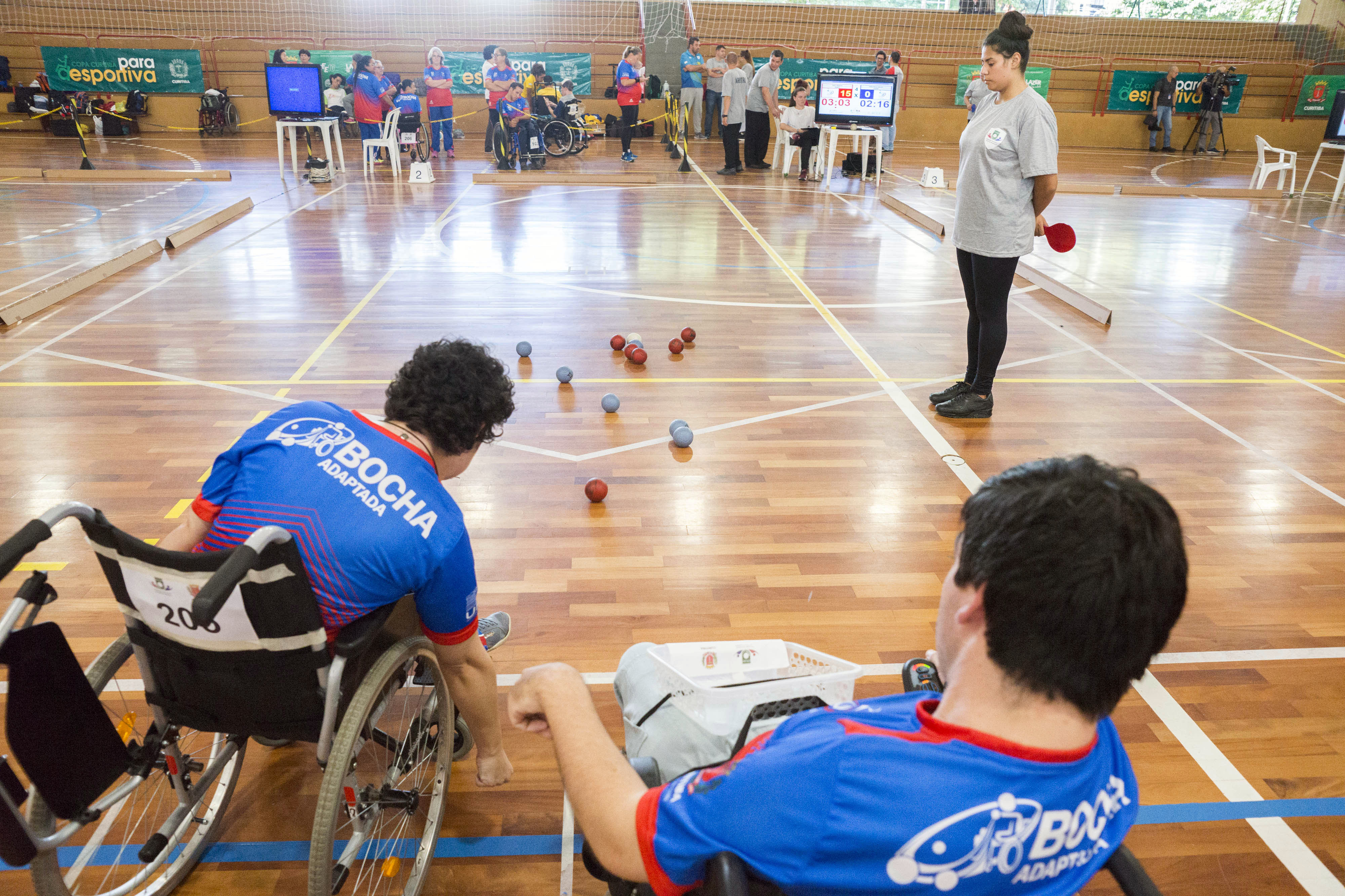 Jogo de Bocha Paralímpica