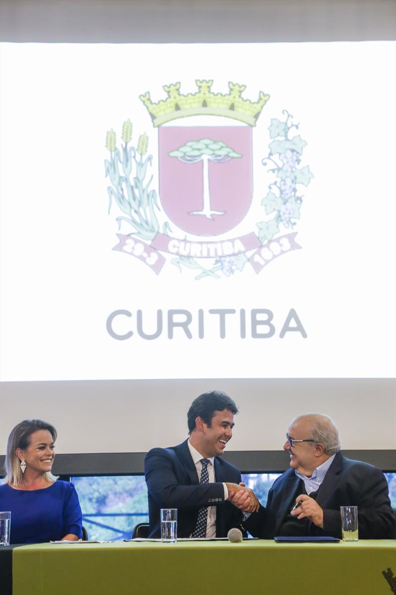 Prefeito Rafael Greca, dá posse a Thiago Ferro, na presidência da Fundação de Ação Social (FAS). Curitiba, 19/02/2019. Foto: Pedro Ribas/SMCS