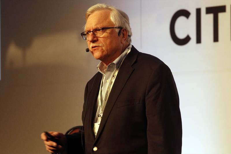Curitiba é uma das 21 cidades mais inteligentes do mundo, O reconhecimento internacional foi destaque da apresentação de John Jung, diretor do ICF Canadá, nesta quinta-feira (21/3), primeiro dia do Smart City Expo Curitiba 2019.
 - Na imagem, John Jung.
Curitiba, 21/03/2019.
Foto: Lucilia Guimarães/SMCS