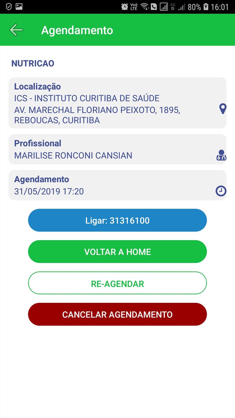 O Instituto Curitiba de Saúde (ICS) alerta os beneficiários do plano de saúde para que comuniquem quando não puderem comparecer às consultas no Centro de Saúde agendadas por telefone ou pelo aplicativo do ICS.