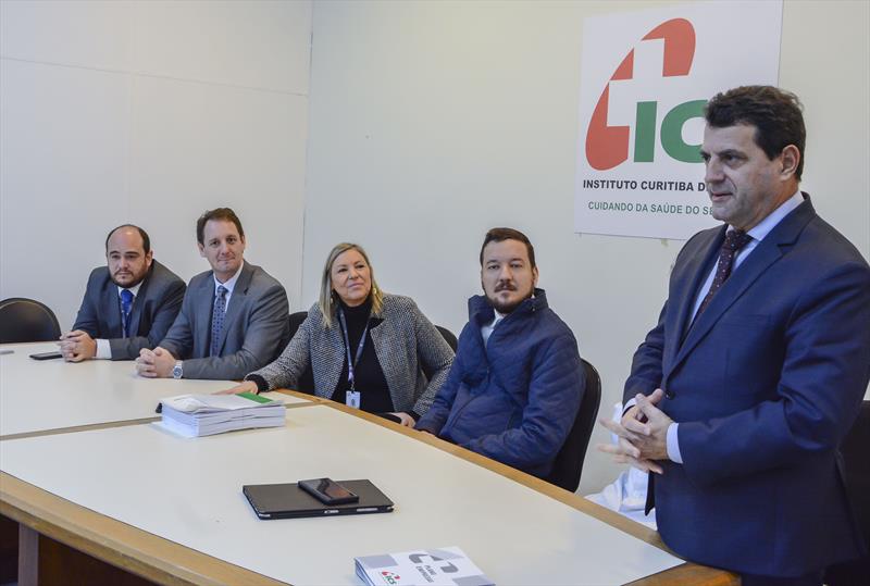 Lançamento do plano de saúde empresarial para celetistas do ICS. 
 - Na imagem, o diretor da  Administração Financeira do ICS, Elcio Casagrande. Curitiba, 29/05/2019.
Foto: Levy Ferreira/SMCS