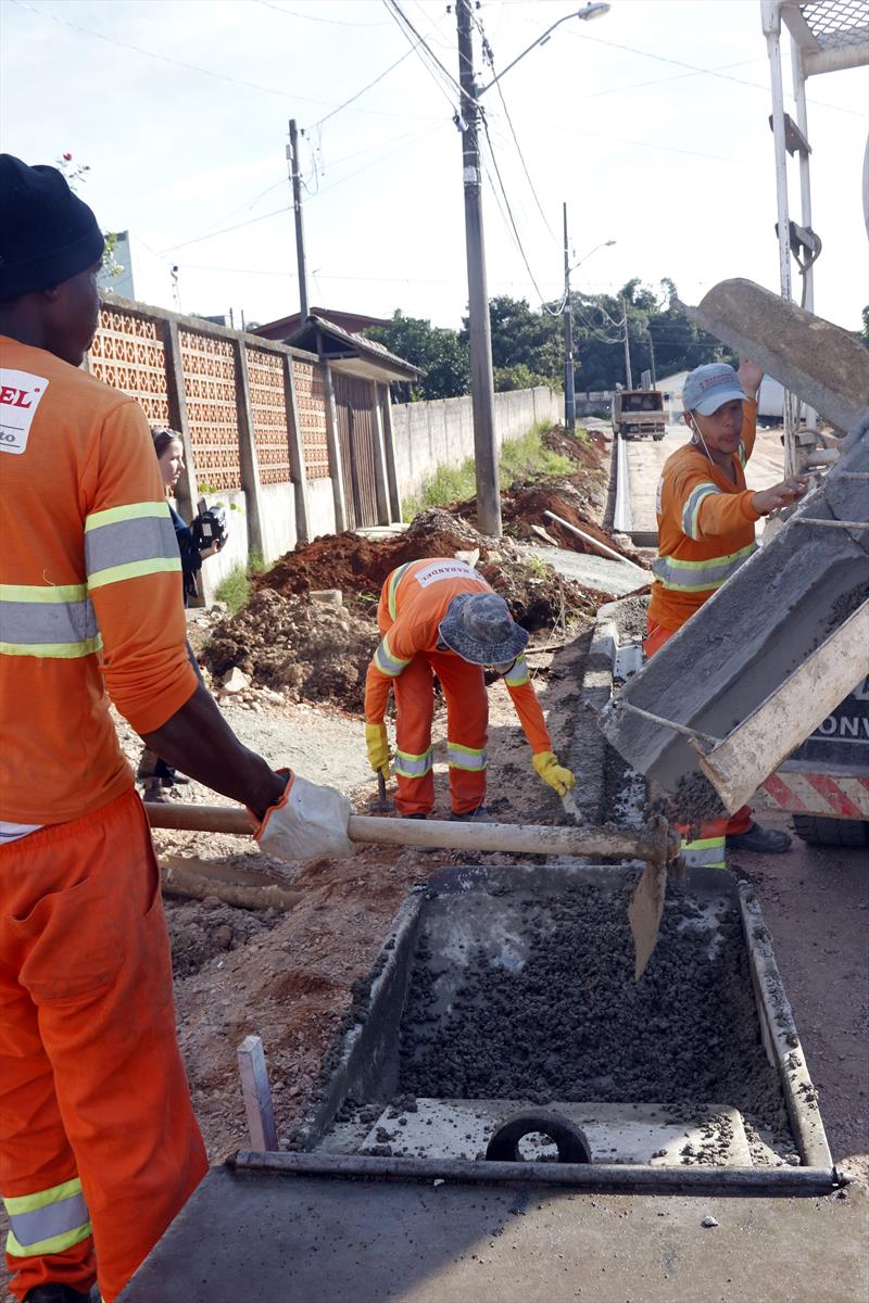 Obras avançam no Viaduto Pompeia Prefeitura de Curitiba Obras avançam no Viaduto Pompeia Prefeitura de Curitiba