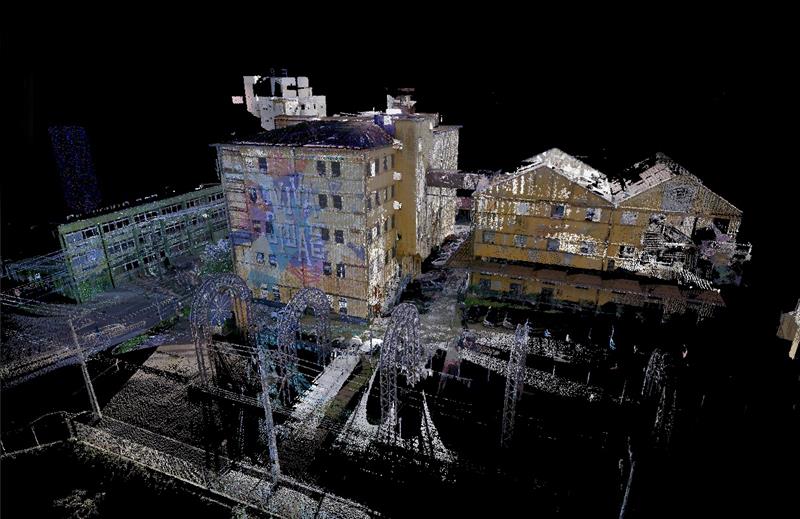 O mapeamento de obras e edificações com scanner a laser, já está sendo usado em Curitiba.
Imagem: Arte Maggiore