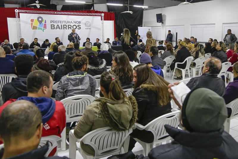 Prefeito Rafael Greca, participa do encontro Prefeitura nos Bairros com moradores da Regional CIC. Curitiba, 17/07/2019. Foto: Pedro Ribas/SMCS