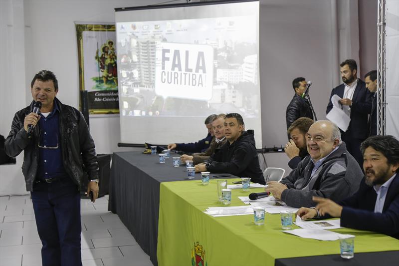 Prefeito Rafael Greca, participa do encontro Prefeitura nos Bairros com moradores da Regional CIC. Curitiba, 17/07/2019. Foto: Pedro Ribas/SMCS
