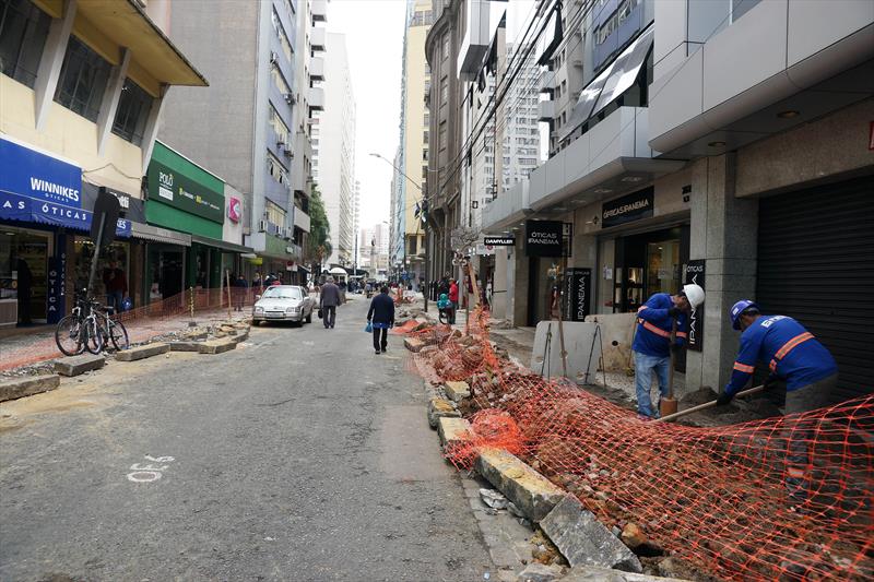 Revitalização da Rua Voluntários da Pátria. Centro.
Curitiba, 19/07/2019.
Foto: Valdecir Galor/SMCS