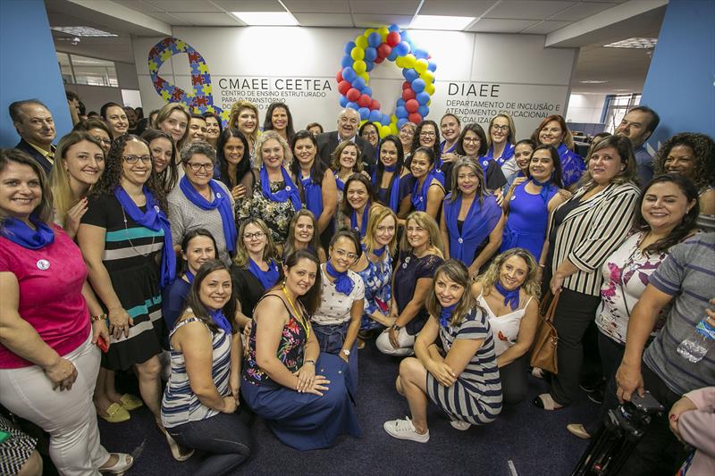 Prefeito Rafael Greca e Secretária da Educação Maria Silvia Bacila Inauguram Centro de Ensino Estruturado para o Transtorno do Espectro Autista (CEETEA) da Secretaria Municipal da Educação,no Edificio Delta - Curitiba, 18/09/2019 - Foto: Daniel Castellano / SMCS