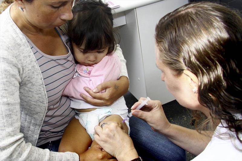 Sábado tem vacinação de crianças em 12 postos de saúde.
Foto: Valdecir Galor/SMCS