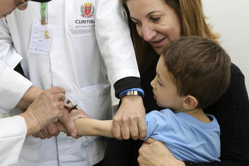 Sábado tem vacinação de crianças em 12 postos de saúde.
Foto: Cesar Brustolin/SMCS