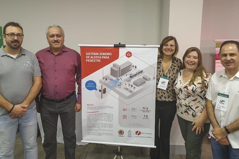 Setran apresenta sistema de alerta para pedestres em fórum nacional.
Foto: Divulgação