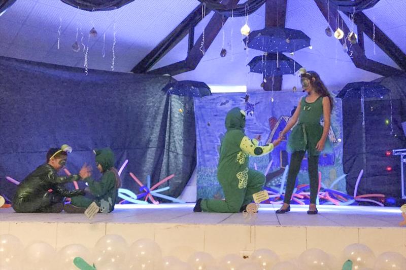 Teatro "O canto da Sereia", dos estudantes da Escola Municipal Walter Hoerner. Foto: Divulgação