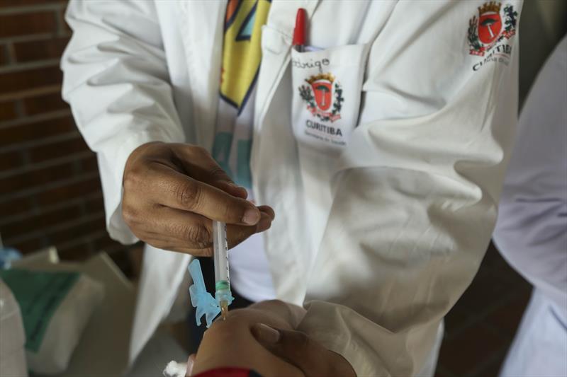 Sábado é dia D de vacinação contra o sarampo nas unidades de saúde.
Foto: Luiz Costa /SMCS