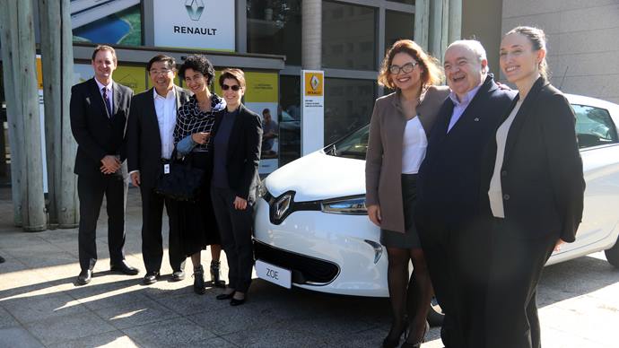 Prefeito Rafaerl Greca é recebido na fábrica da Renault em Curitiba pelo presidente Ricardo Gondo. Curitiba, 31/07/2019. Foto: Lucilia Guimarães/SMCS