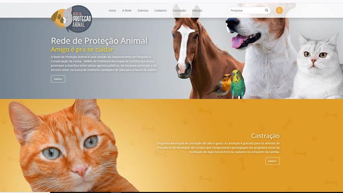 Novo site vai facilitar acesso à castração gratuita de cães e gatos.