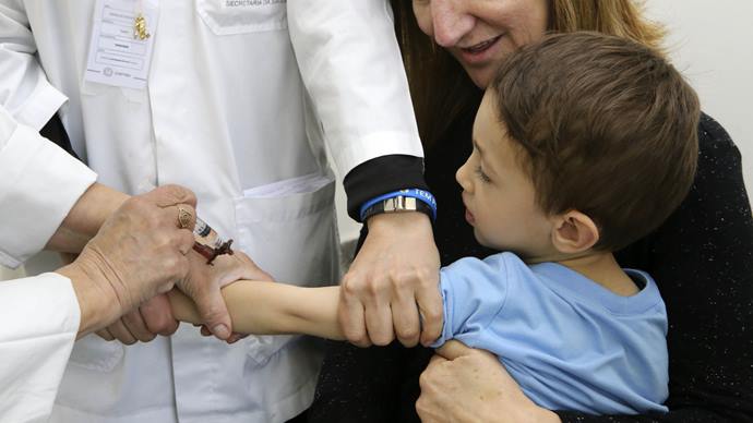 Sábado tem vacinação de crianças em 12 postos de saúde.
Foto: Cesar Brustolin/SMCS