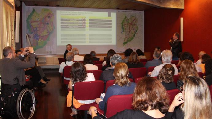 55ª reunião do Conselho da Cidade (Concitiba), apresenta os trabalhos de atualização dos Planos Setoriais que compõem o Plano Diretor de Curitiba. Foto: Divulgação