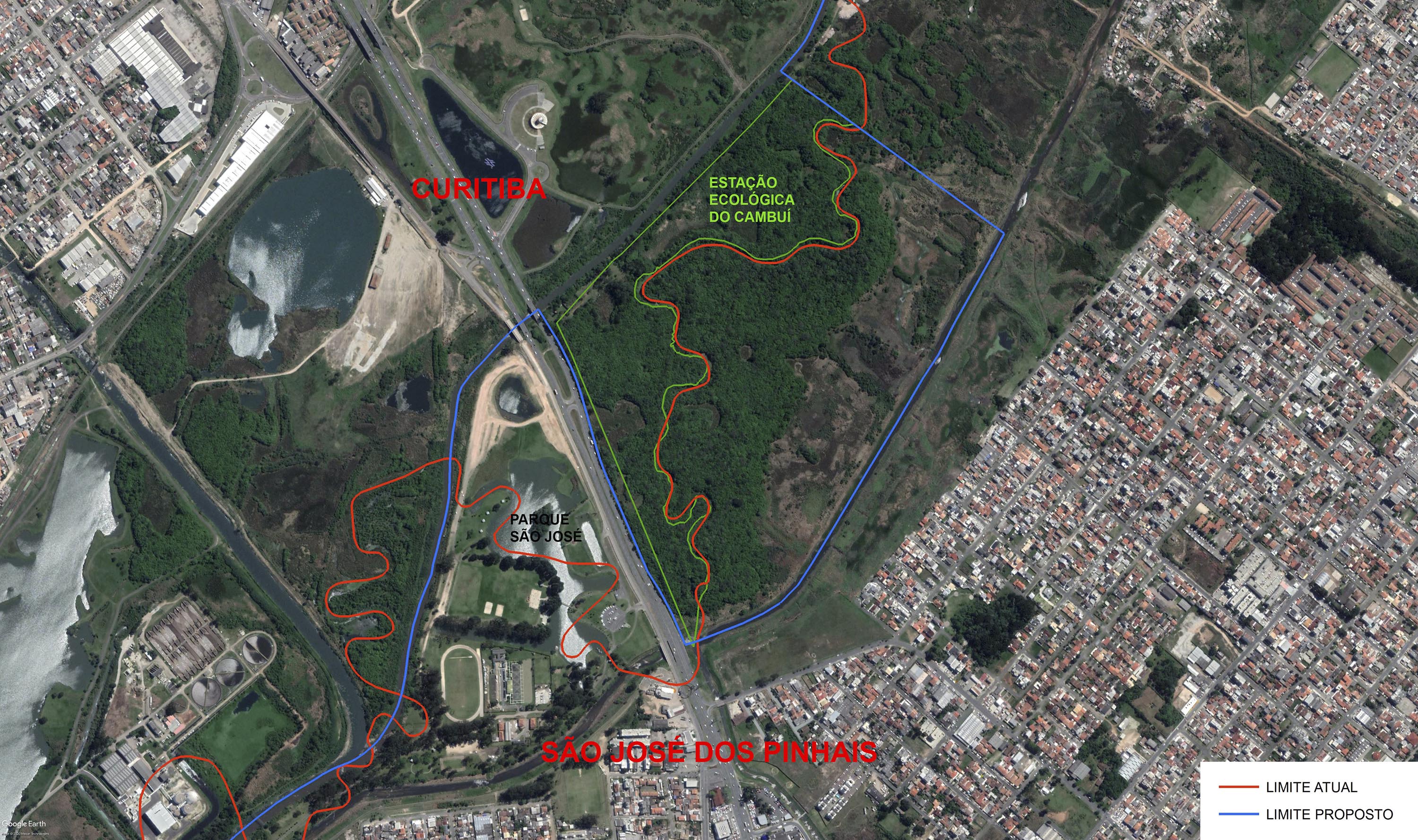 Curitiba e São José dos Pinhais ajustam divisas territoriais Prefeitura de Curitiba
