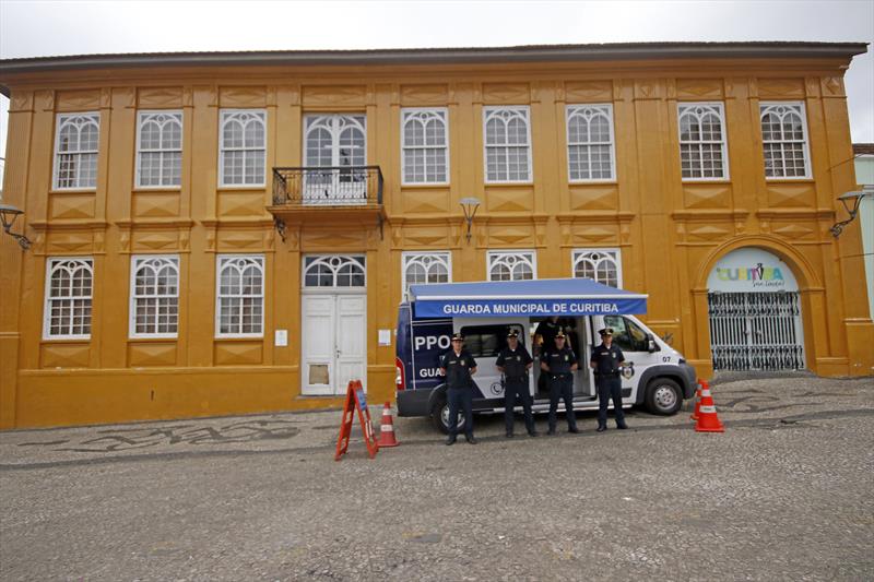 A Guarda Municipal reforçou o efetivo na região central da cidade após atos de vandalismo. Foto: Divulgação