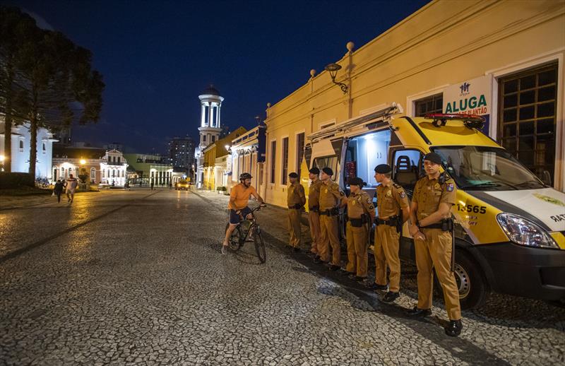 A segurança será reforçada na região do Largo da Ordem neste final de semana - Curitiba, 28/02/2020 - Foto: Daniel Castellano / SMCS