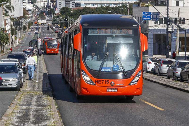 Acidentes no transporte de Curitiba têm queda de 25% desde 2016.
Foto: Lucilia Guimarães/SMCS