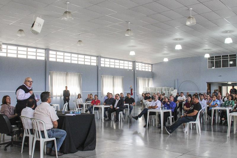 Prefeito Rafael Greca participa de encontro com empresários da Regional Cajuru. Curitiba, 06/03/2020. Foto: Hully Paiva/SMCS