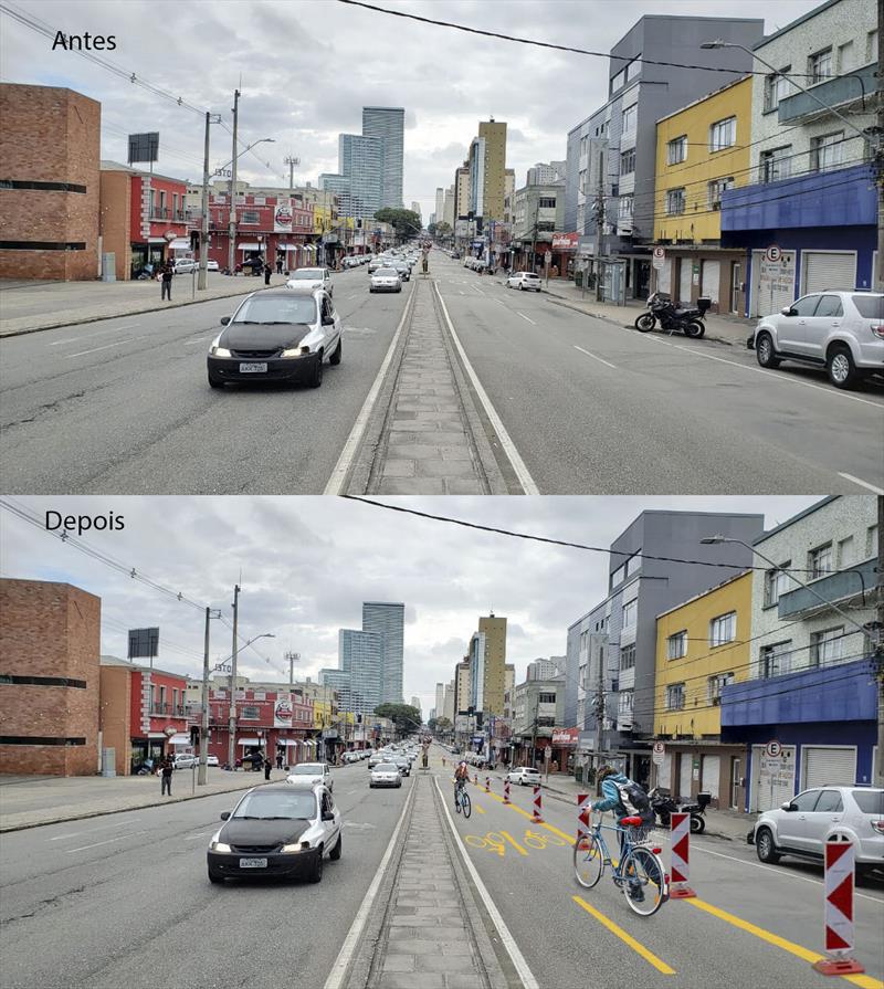 Entorno do Mercado Municipal terá ciclofaixa temporária e calçadas ampliadas.
Foto: Divulgação