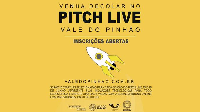 Vale do Pinhão promove inédita competição on-line de startups de Curitiba.