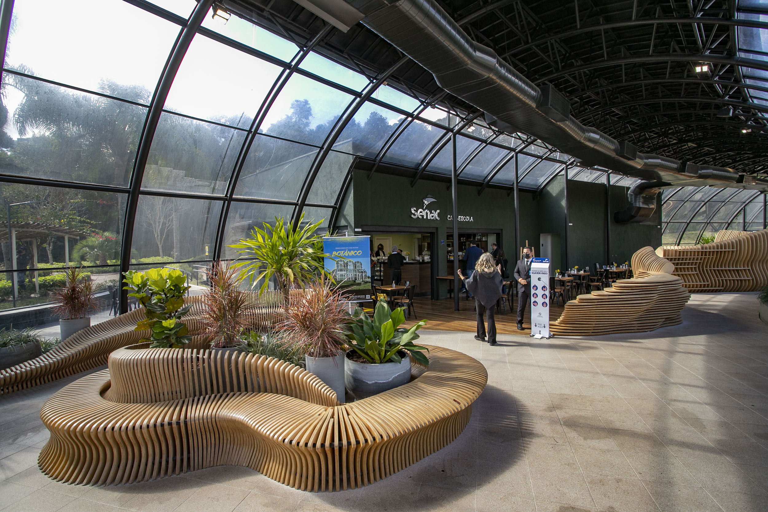 Café-escola do Senac é aberto no Jardim Botânico de Curitiba