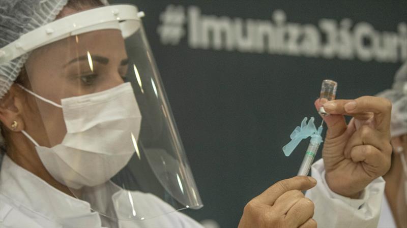 Campanha de vacinação atende apenas grupos da segunda dose.
Foto: Ricardo Marajó/SMCS