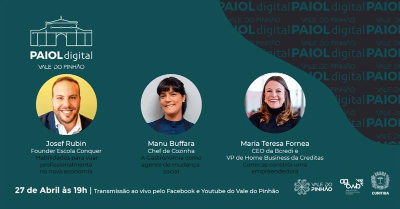Da gastronomia à finança, Paiol Digital de abril debaterá inovação na próxima terça.
