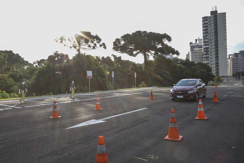 Testes de campo comprovam relação entre velocidade alta e gravidade dos acidentes. Curitiba, 12/05/2021. Foto: Hully Paiva/SMCS