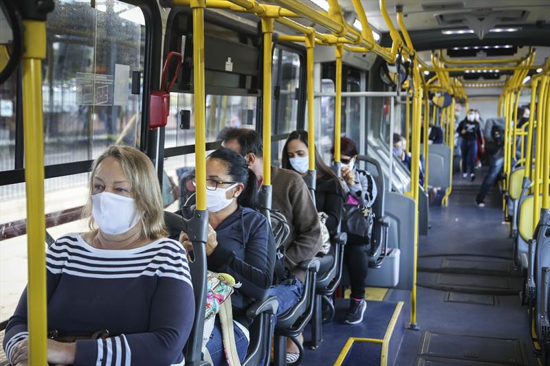 Ônibus não são focos de covid, aponta estudo .
Foto: Luiz Costa/SMCS